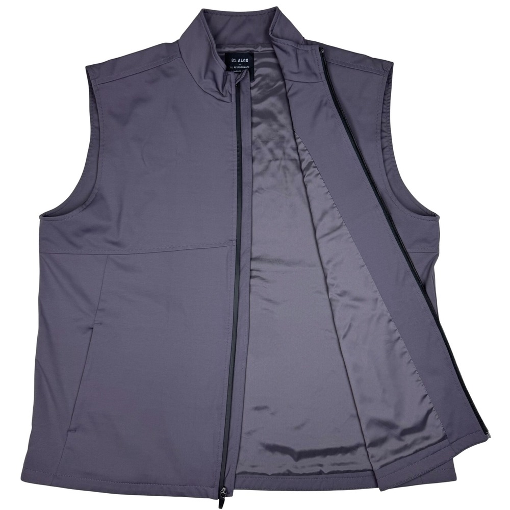01 ALGO Performance Vest Mens XXL Durable Water Repellent UPF 40 Golf Athleisure